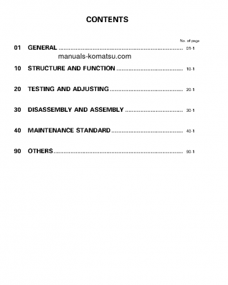 D61PX-12(JPN) S/N 1001-UP Shop (repair) manual (English)