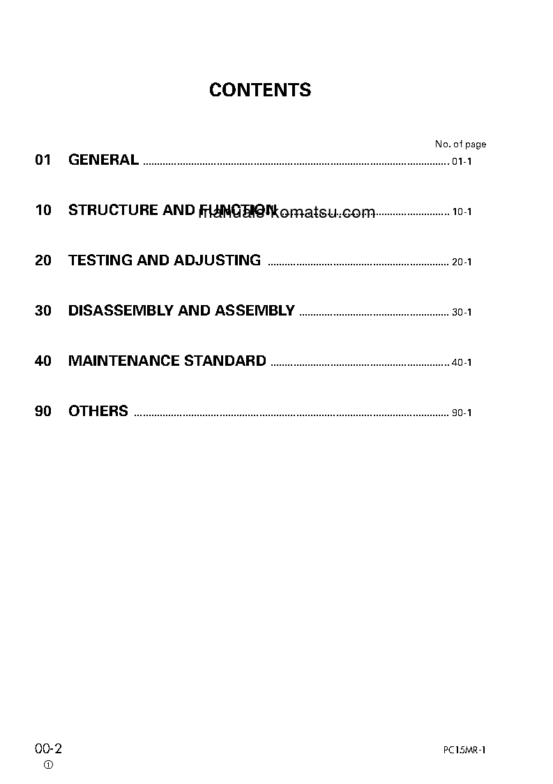 Protected: MX15(JPN) S/N 4001-UP Shop (repair) manual (English)