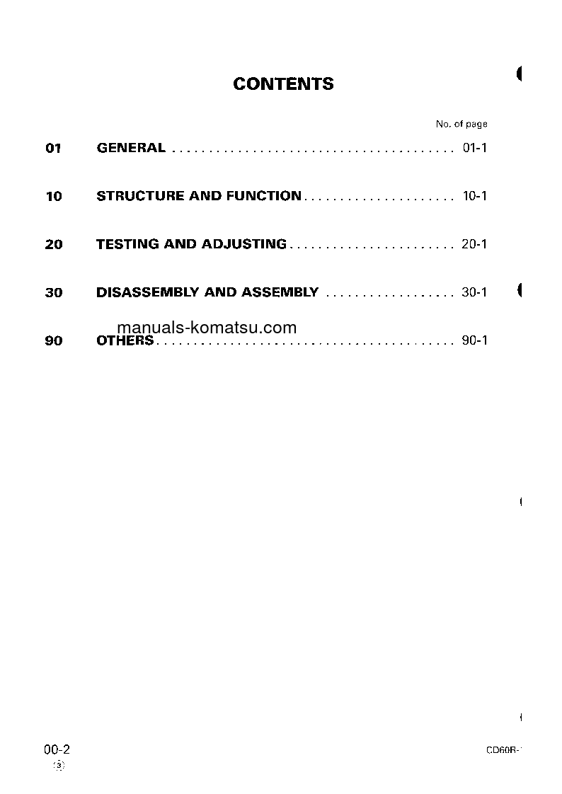 Protected: CD60R-1(JPN) S/N 1801-UP Shop (repair) manual (English)