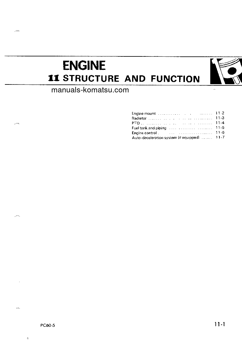 Protected: PC60-5(JPN) S/N 20501-28000 Shop (repair) manual (English)