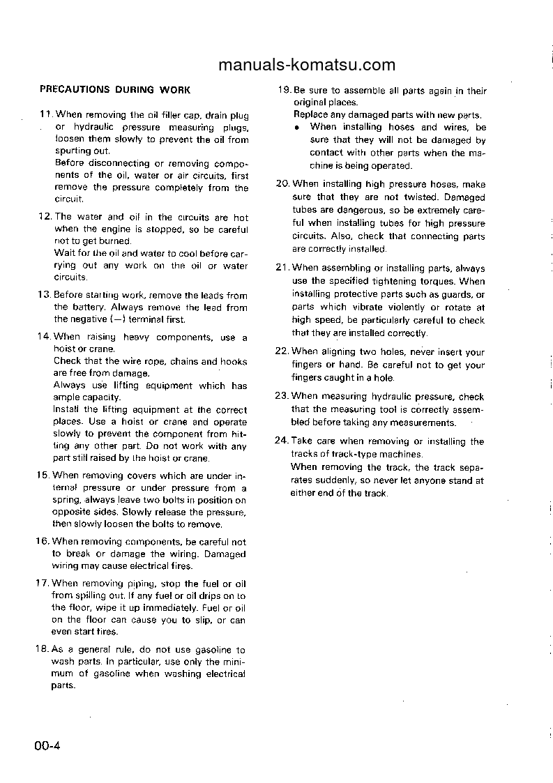 Protected: PC120-3(JPN)-FOR USA S/N 18001-UP Shop (repair) manual (English)