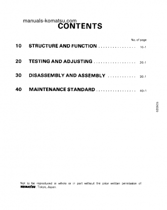 PC200LC-5(JPN)-MIGHTY S/N 58019-UP Shop (repair) manual (English)