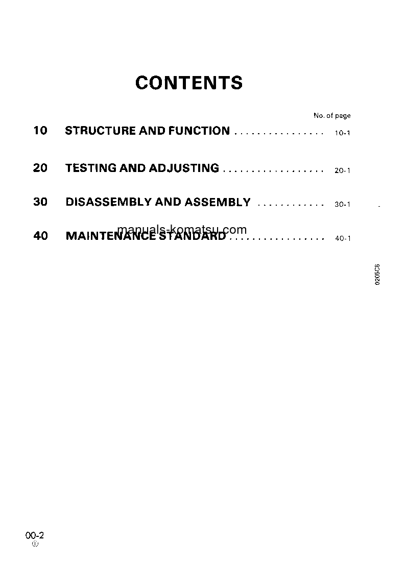 Protected: PC200LC-5(JPN)-CUSTOM S/N 45001-UP Shop (repair) manual (English)