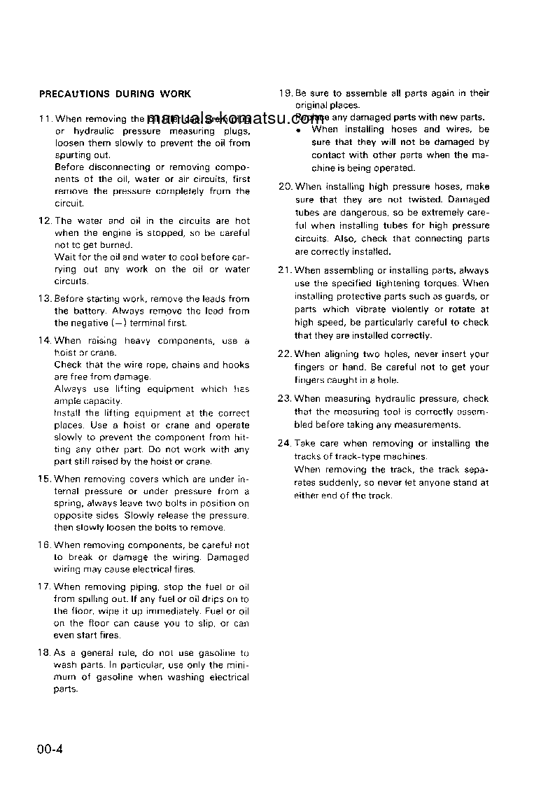 Protected: PC400LC-5(JPN)-CUSTOM S/N 20001-UP Shop (repair) manual (English)