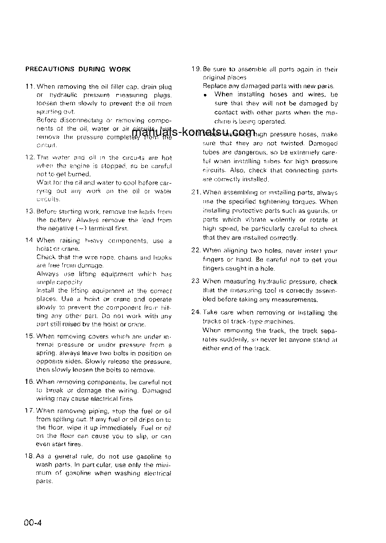 Protected: PW60-3(JPN) S/N 2001-UP Shop (repair) manual (English)