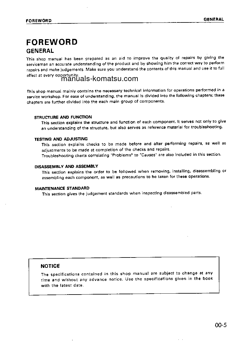 Protected: PW100-3(JPN) S/N 1890-UP Shop (repair) manual (English)