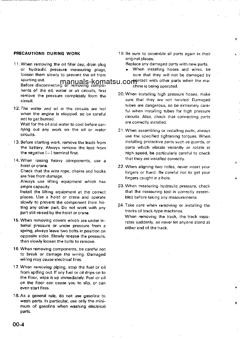 Protected: PW150-1(JPN) S/N 1001-UP Shop (repair) manual (English)