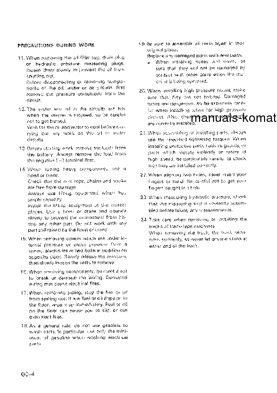 Protected: PW05-1(JPN) S/N 1001-UP Shop (repair) manual (English)