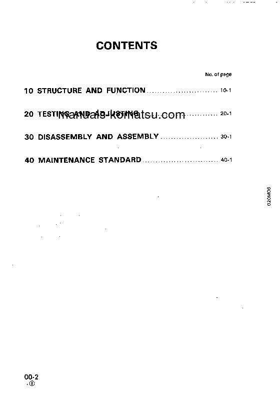 Protected: PC07-1(JPN) S/N 10001-UP Shop (repair) manual (English)