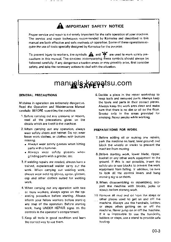 Protected: PC07-1(JPN) S/N 10001-UP Shop (repair) manual (English)