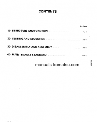 PC30-6(JPN) S/N 10001-UP Shop (repair) manual (English)