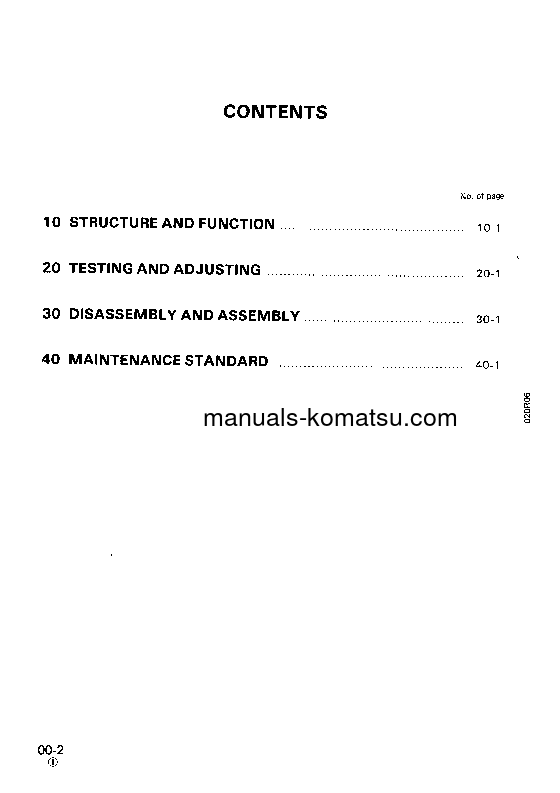 Protected: PC40-6(JPN) S/N 10001-UP Shop (repair) manual (English)
