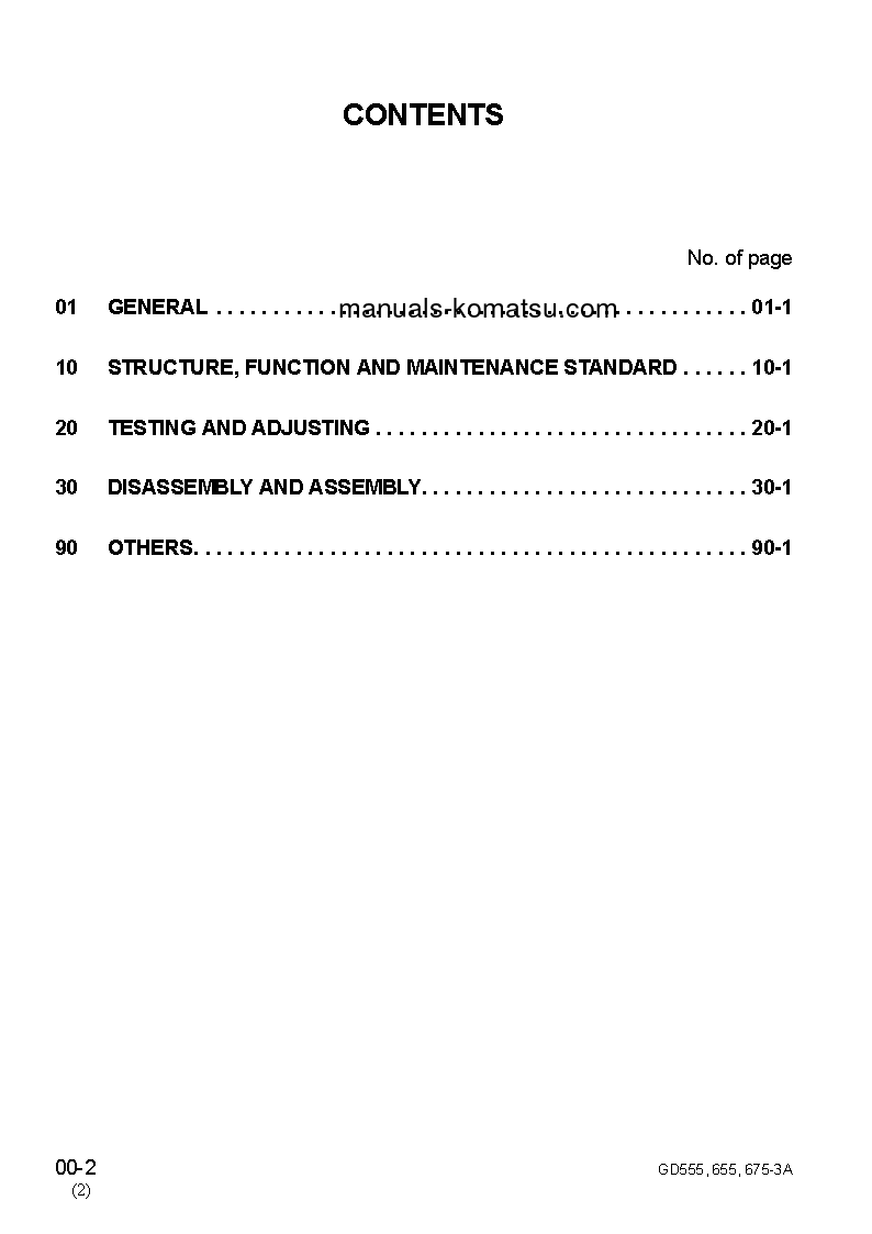 Protected: GD675-3(JPN)-A S/N 11001-UP Shop (repair) manual (English)