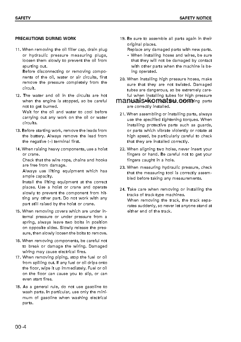 Protected: WA120L-3(JPN) S/N 54104-UP Shop (repair) manual (English)