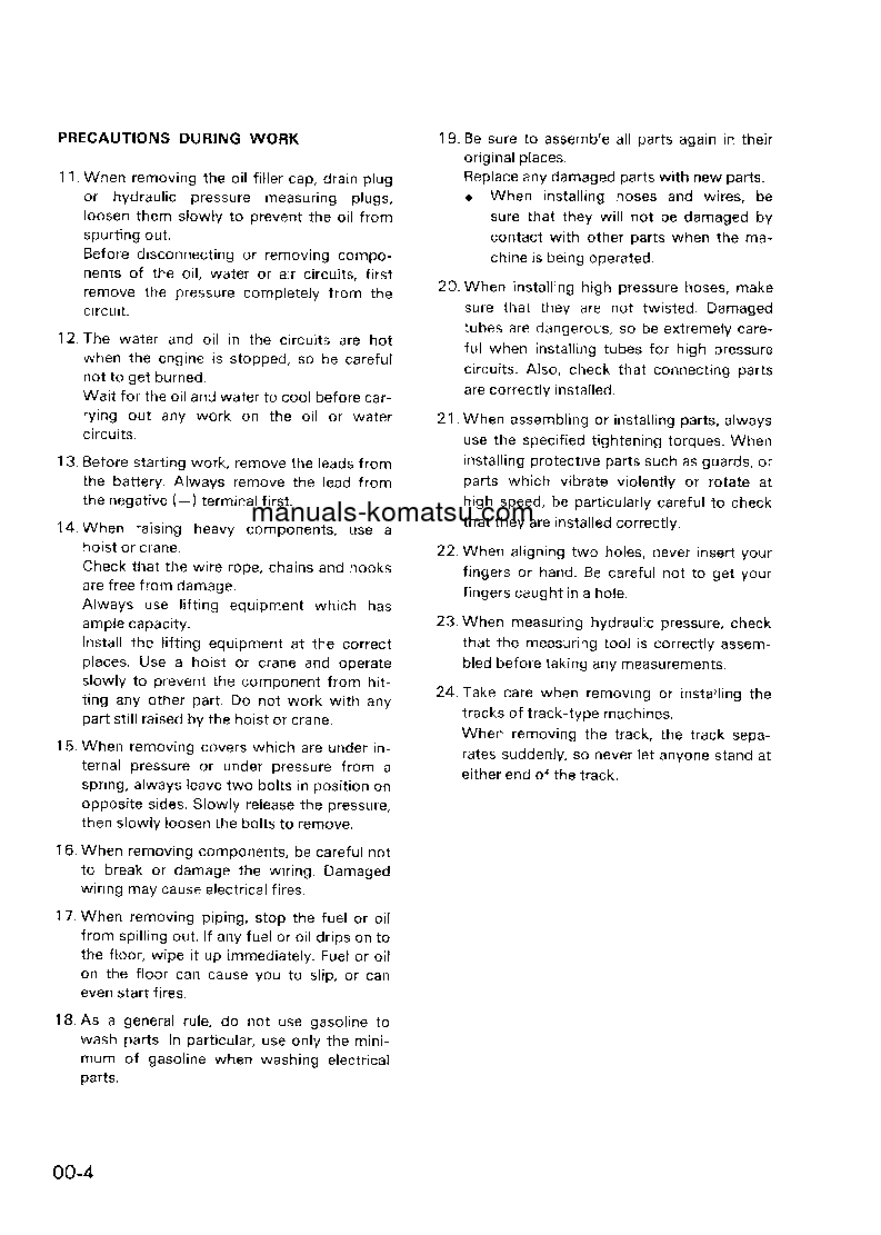 Protected: PC150-5(JPN) S/N 6001-UP Shop (repair) manual (English)