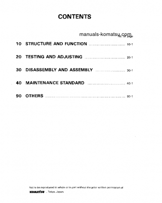 PC02-1(JPN)-A S/N 10001-UP Shop (repair) manual (English)