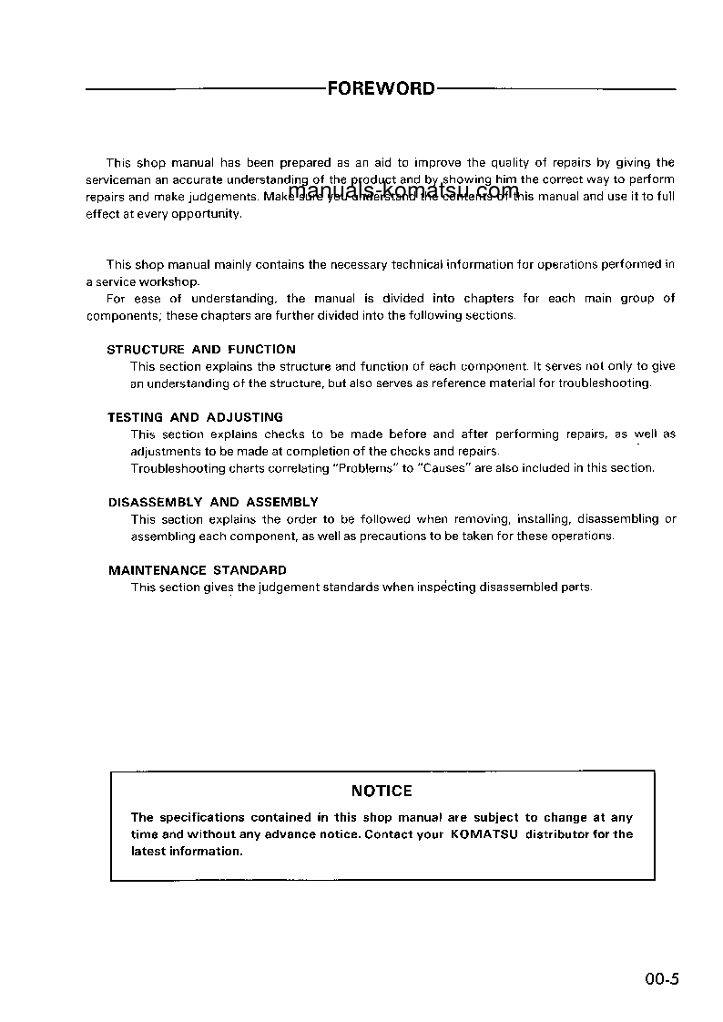 Protected: PC03-1(JPN) S/N 1001-UP Shop (repair) manual (English)