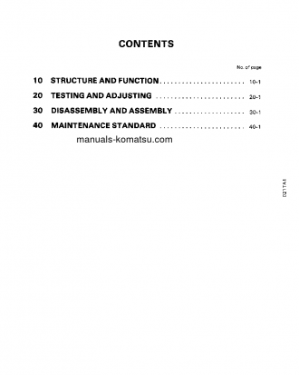 PC1600-1(JPN) S/N 10001-UP Shop (repair) manual (English)