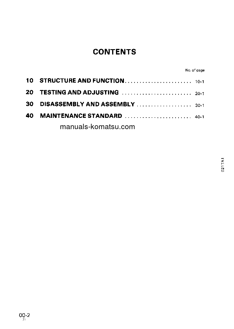 Protected: PC1600-1(JPN) S/N 10001-UP Shop (repair) manual (English)
