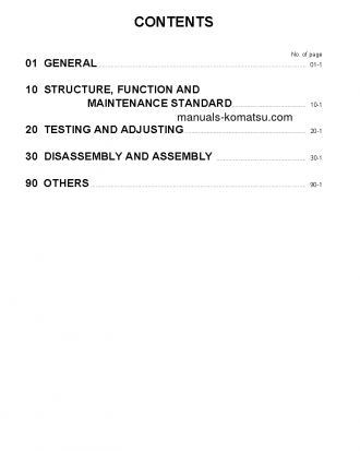 GD705A-4(JPN) S/N 23001-UP Shop (repair) manual (English)