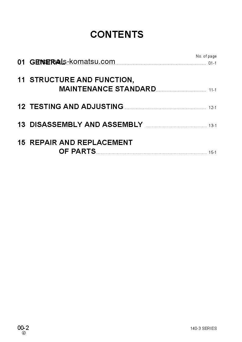 Protected: SA6D140E-3(JPN) S/N 5680-UP Shop (repair) manual (English)