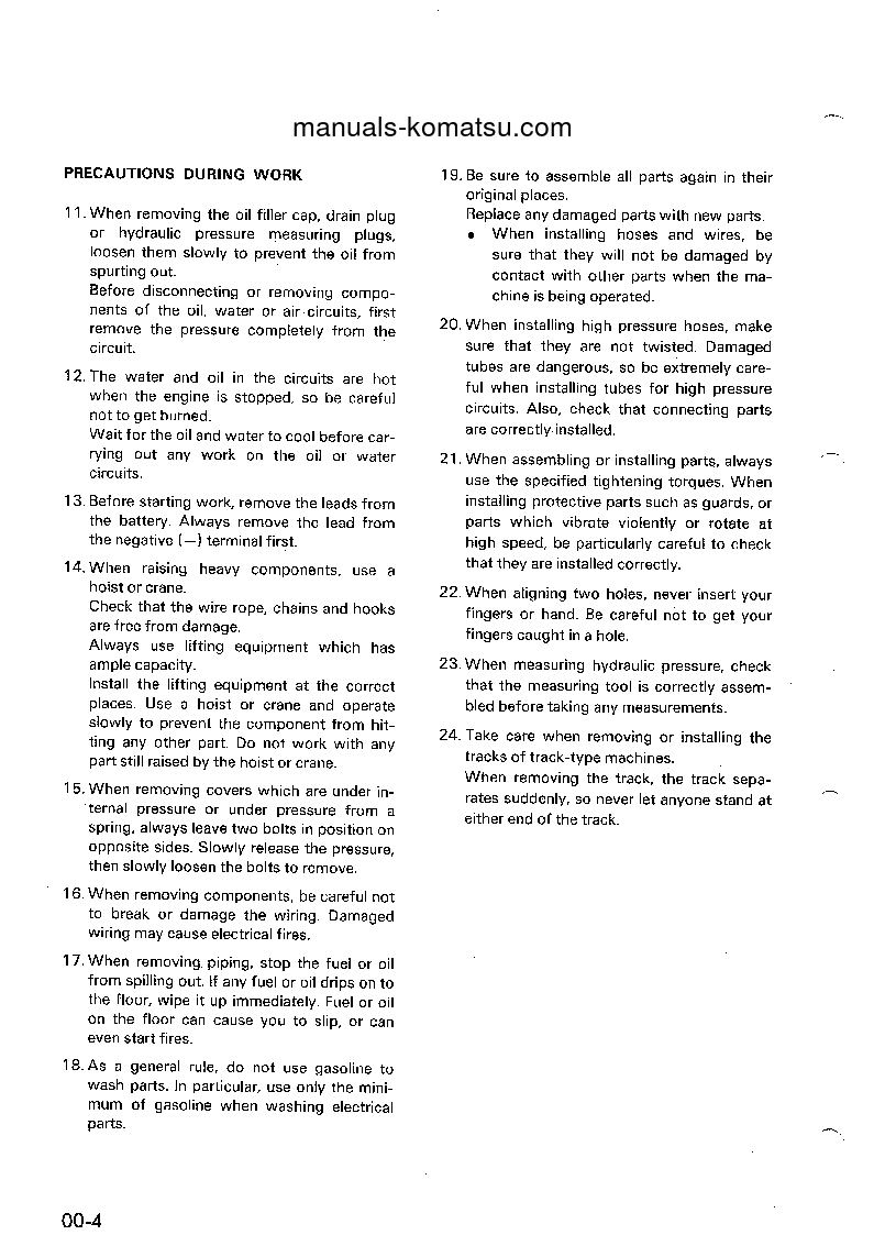 Protected: PC40-5(JPN) S/N 8501-UP Shop (repair) manual (English)