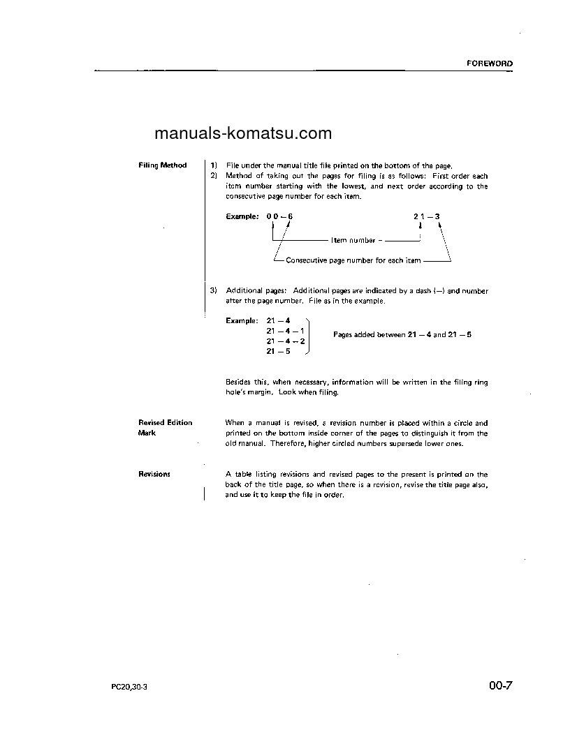 Protected: PC30-3(JPN) S/N 2601-6000 Shop (repair) manual (English)
