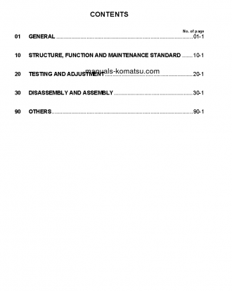 HM400-1(JPN) S/N 1001-UP Shop (repair) manual (English)
