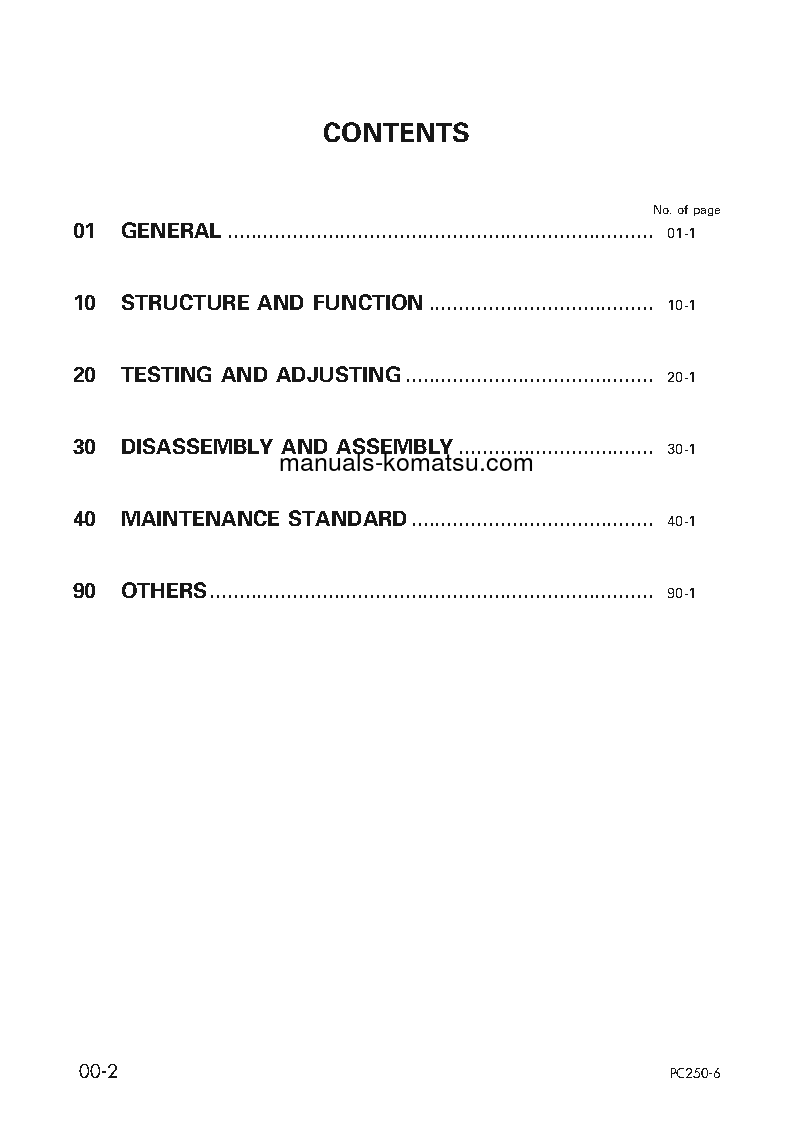 Protected: PC250LC-6(JPN) S/N 10001-UP Shop (repair) manual (English)