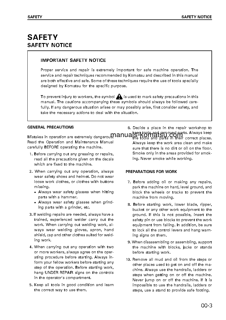 Protected: PC250LC-6(JPN) S/N 10001-UP Shop (repair) manual (English)