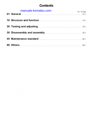 D155A-5(JPN) S/N 65001-UP Shop (repair) manual (English)