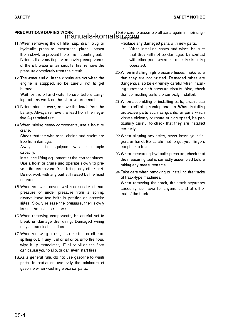 Protected: 170-3 SERIES(JPN) S/N ALL Shop (repair) manual (English)