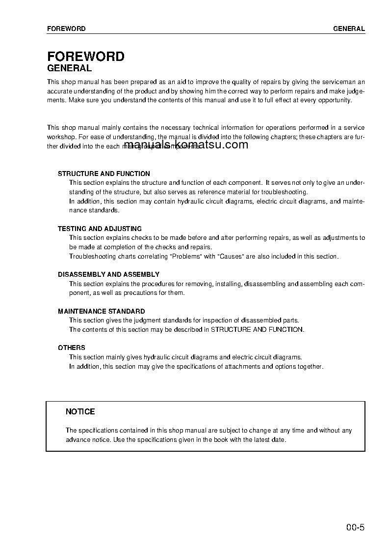 Protected: 170-3 SERIES(JPN) S/N ALL Shop (repair) manual (English)