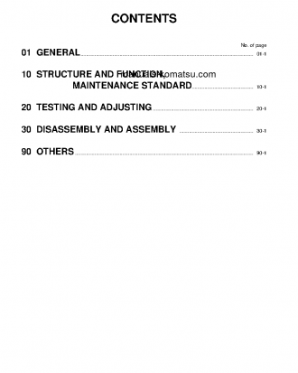 D39PX-21(JPN) S/N 1001-1500 Shop (repair) manual (English)