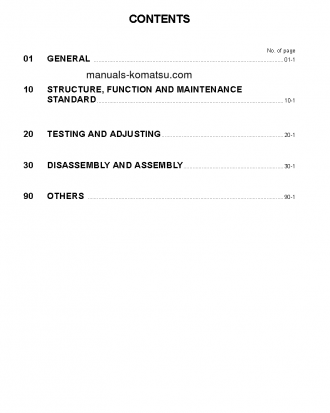 PC58UU-3(JPN) S/N 20001-UP Shop (repair) manual (English)