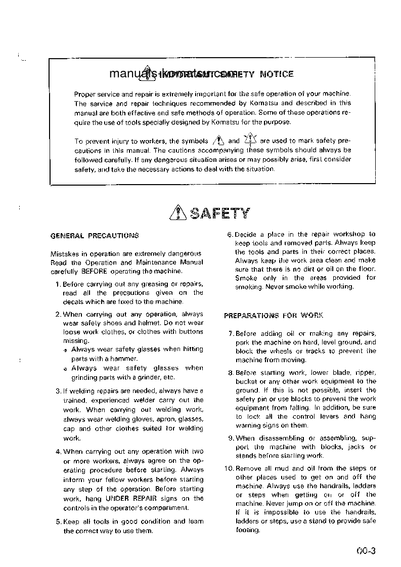 Protected: GD605R-3(JPN) S/N 34001-UP Shop (repair) manual (English)