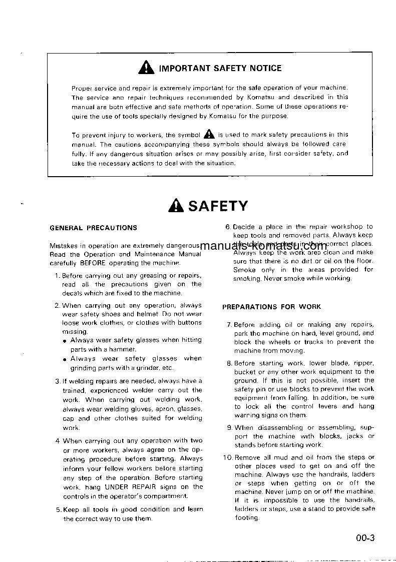 Protected: GD705R-4(JPN) S/N 16001-UP Shop (repair) manual (English)