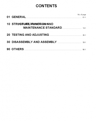 PC220LC-7(JPN) S/N 60001-UP Shop (repair) manual (English)
