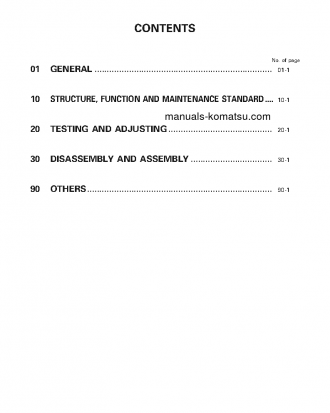 PC750SE-6(JPN) S/N 11001-UP Shop (repair) manual (English)