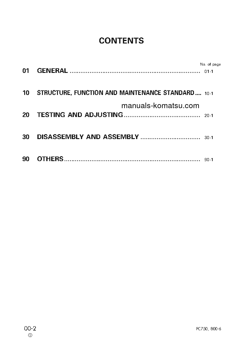 Protected: PC750SE-6(JPN)-MINOR CHANGE S/N 11001-UP Shop (repair) manual (English)