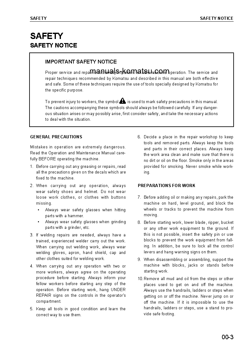 Protected: D275AX-5(JPN)-FOR ESTONIA S/N 20001-UP Shop (repair) manual (English)