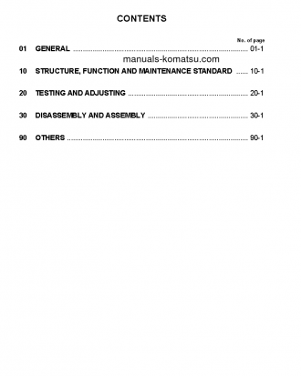D275A-5(JPN) S/N 25001-UP Shop (repair) manual (English)