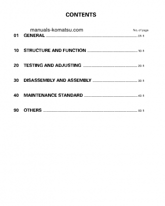 PC158USLC-2(JPN) S/N 10018-UP Shop (repair) manual (English)