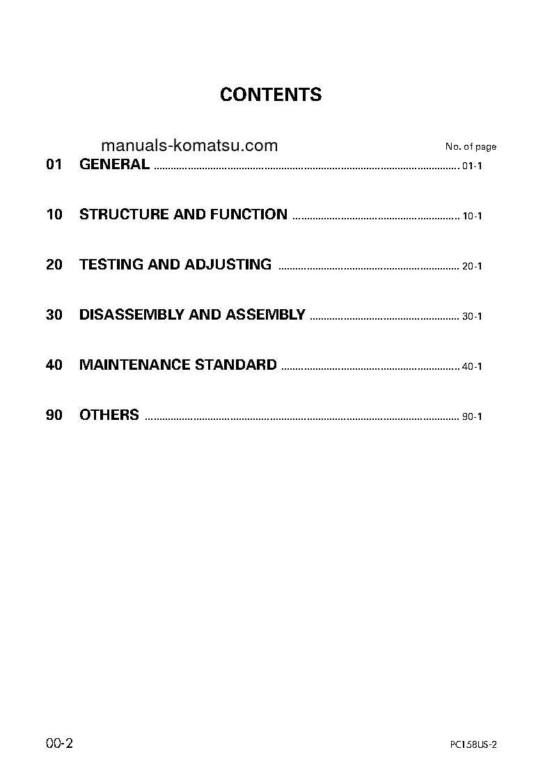 Protected: PC158USLC-2(JPN) S/N 10018-UP Shop (repair) manual (English)