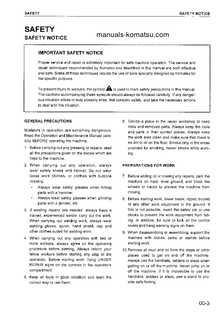 Protected: PC158USLC-2(JPN) S/N 10018-UP Shop (repair) manual (English)
