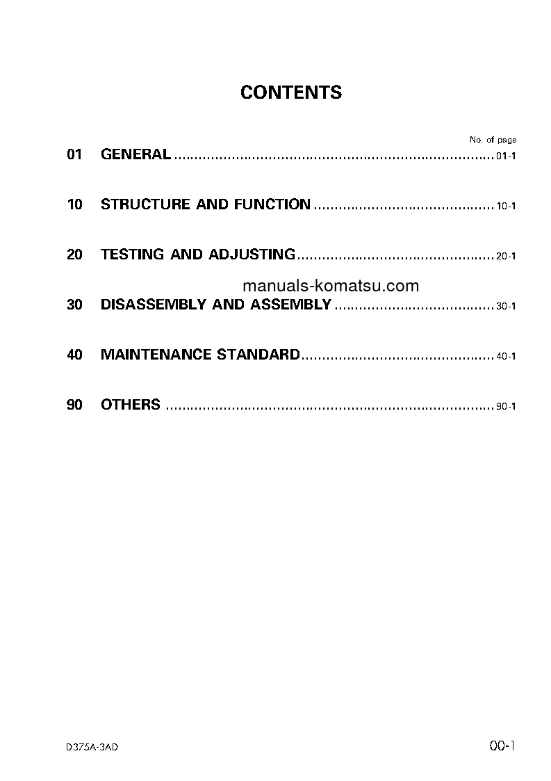 Protected: D375A-3(JPN)-6-TRACK ROLLER S/N 17736-UP Shop (repair) manual (English)