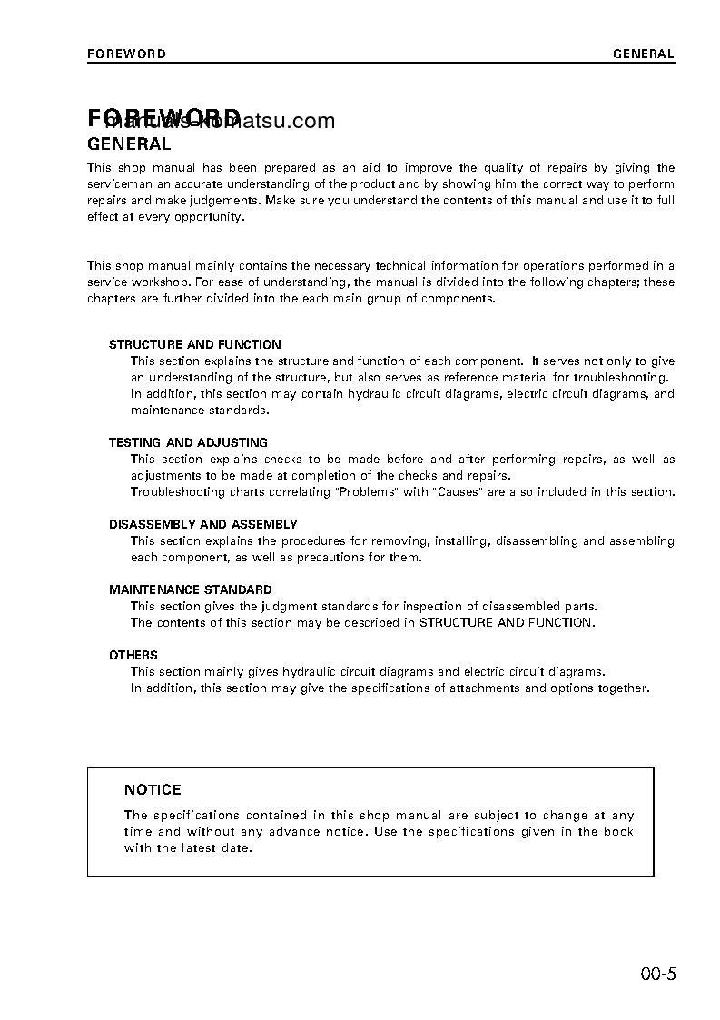 Protected: D375A-3(JPN)-6-TRACK ROLLER S/N 17736-UP Shop (repair) manual (English)