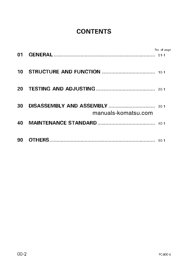 Protected: PC600LC-6(JPN)–50C DEGREE FOR CANADA S/N 11064-UP Shop (repair) manual (English)