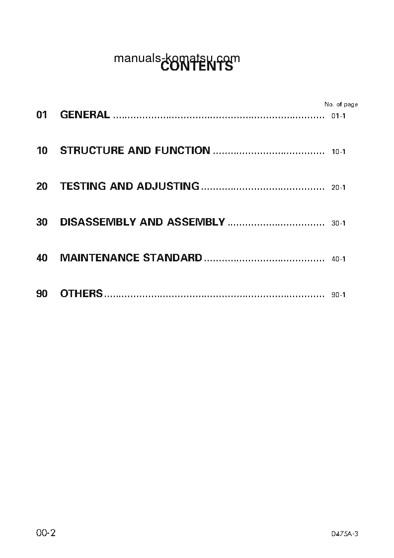 Protected: D475A-3(JPN)-PALM CONTROL SYSTEM S/N 10695-10726 Shop (repair) manual (English)