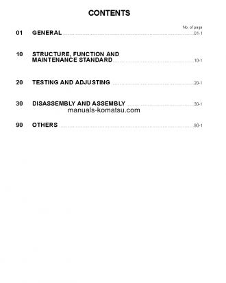 PC160LC-7(JPN) S/N 10001-UP Shop (repair) manual (English)